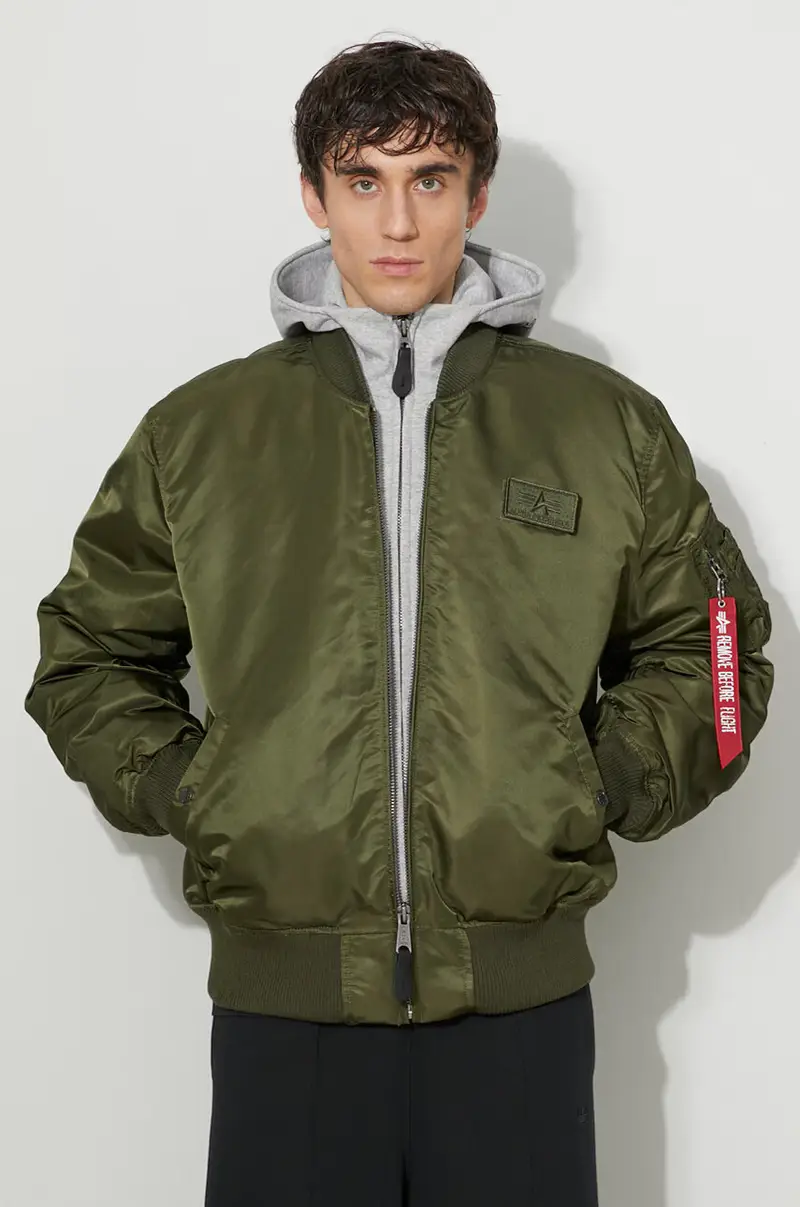 giacca bomber MA-1 D-Tec uomo 183110.257 Verde