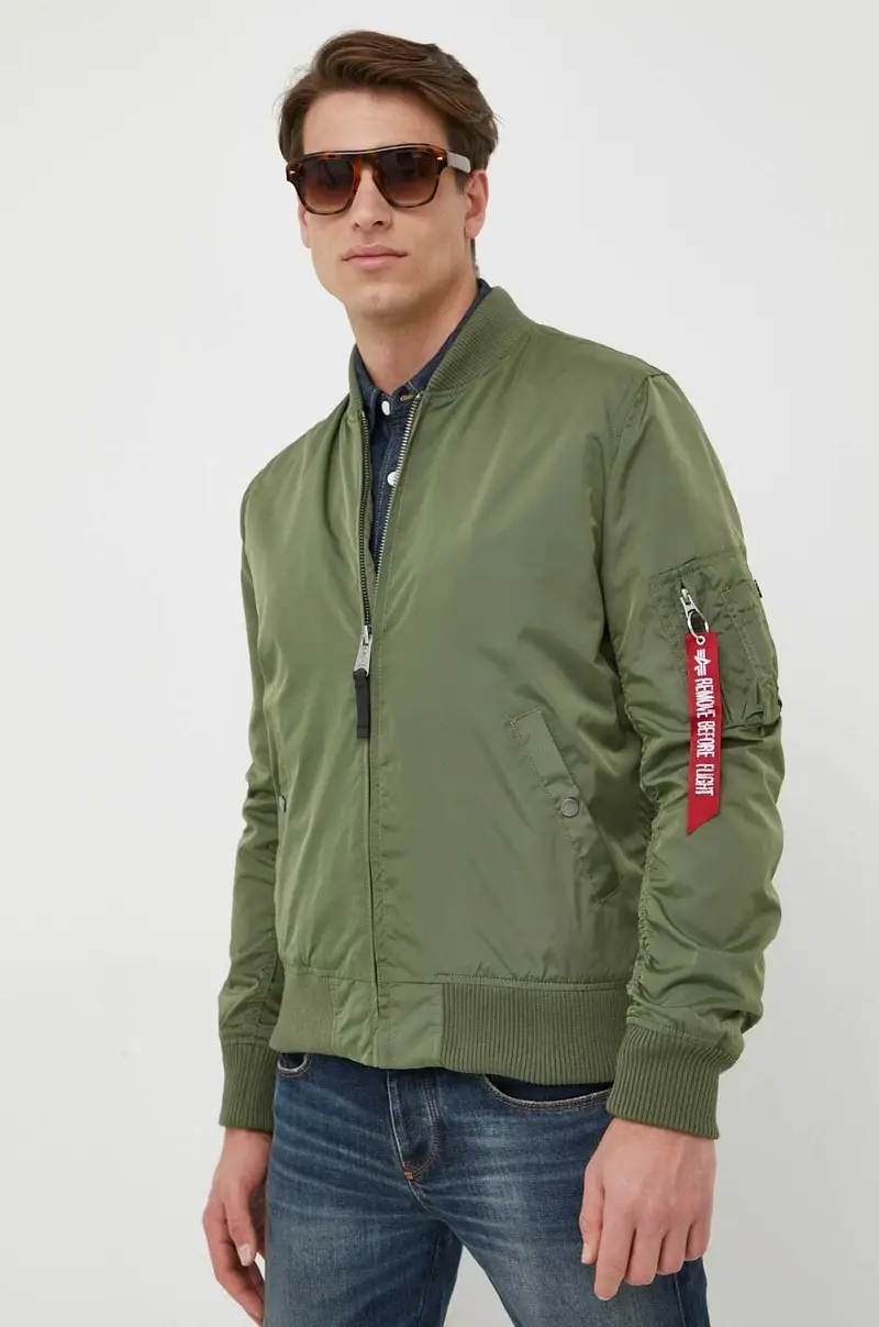 giacca bomber MA-1 TT uomo 191103.01 Verde