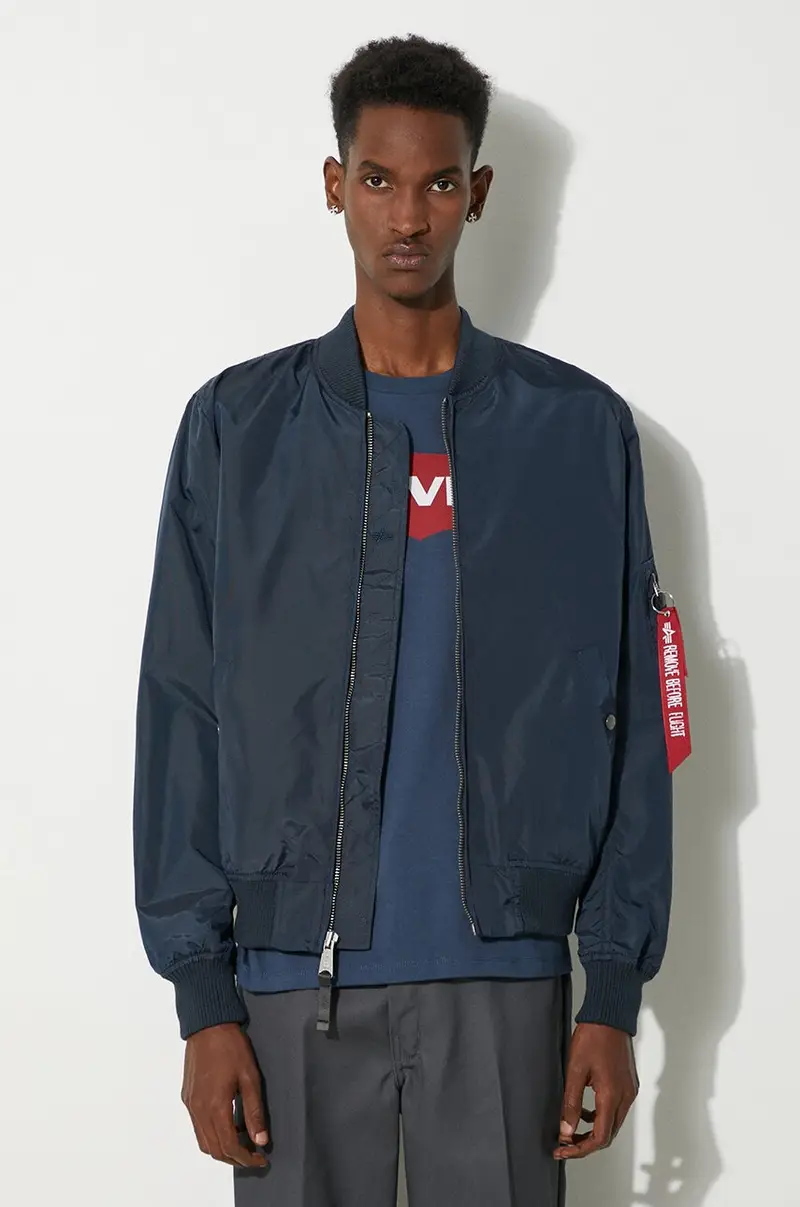 giacca bomber MA-1 TT uomo 191103.07 Blu navy