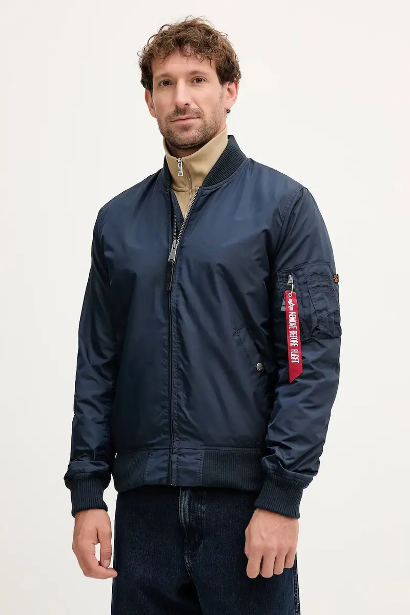 giacca bomber MA-1 TT uomo 191103.07 Blu navy