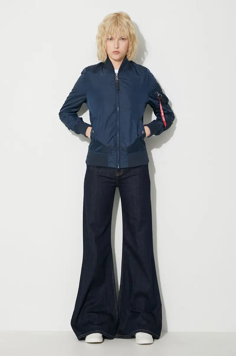 giacca bomber MA-1 TT Wmn Blu navy miniatura 2