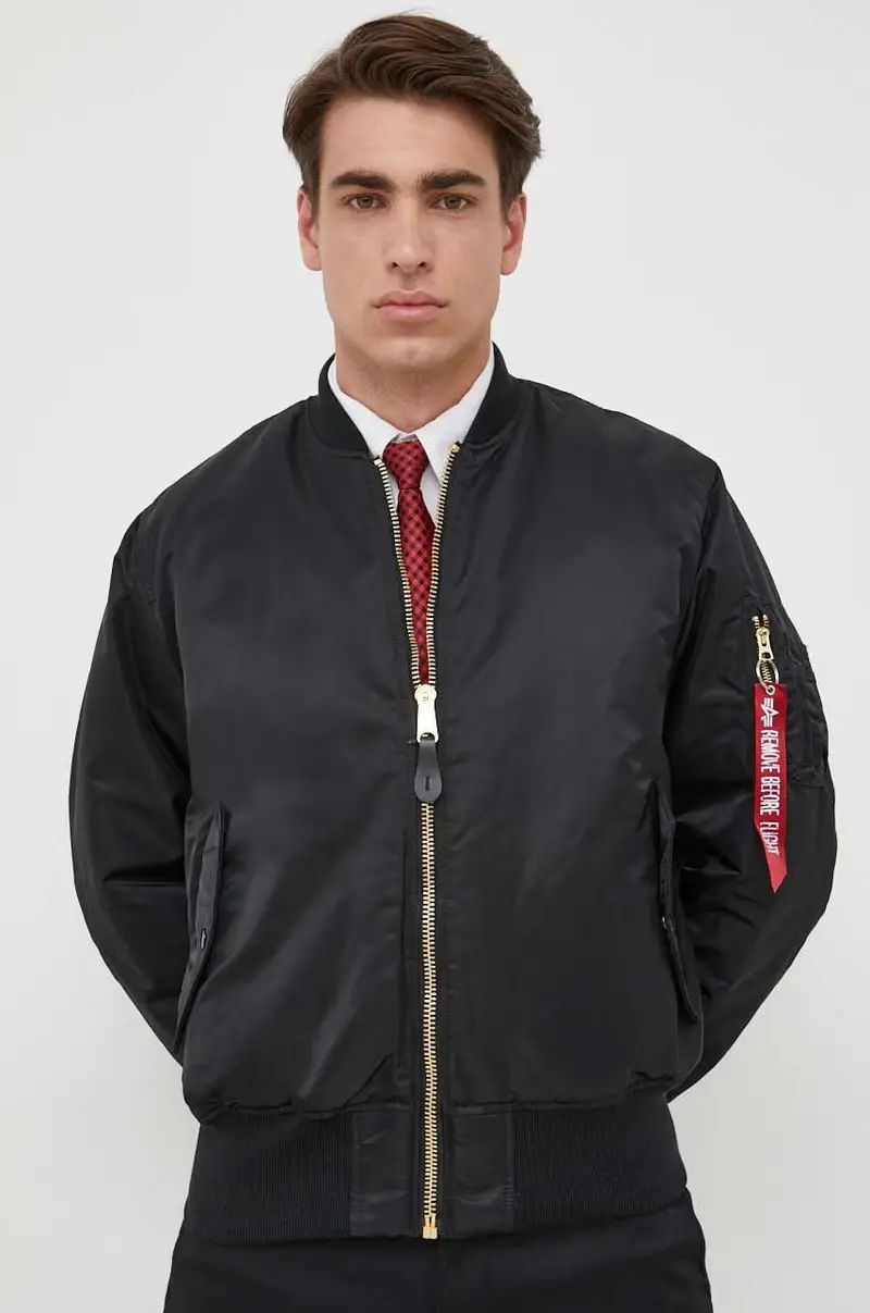 giacca bomber MA-1 uomo 100101.03 Nero
