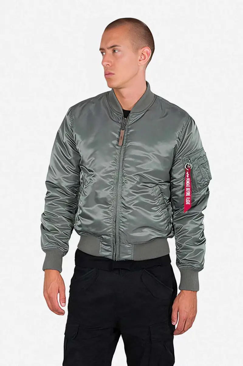 giacca bomber MA-1 VF 59 Uomo 191118 432 Verde miniatura 3