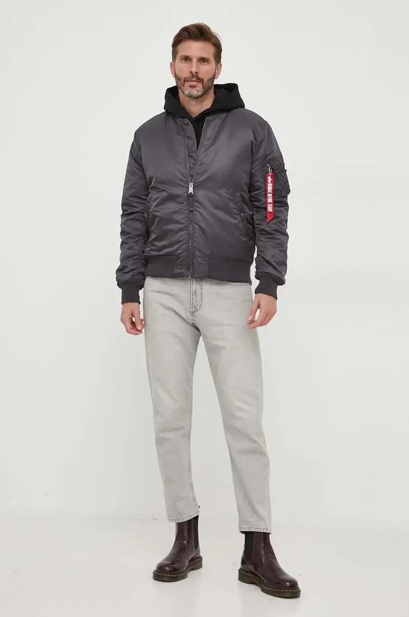 giacca bomber MA-1 VF 59 uomo Grigio miniatura 2