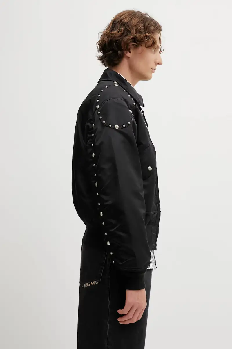 giacca bomber Nero miniatura 4