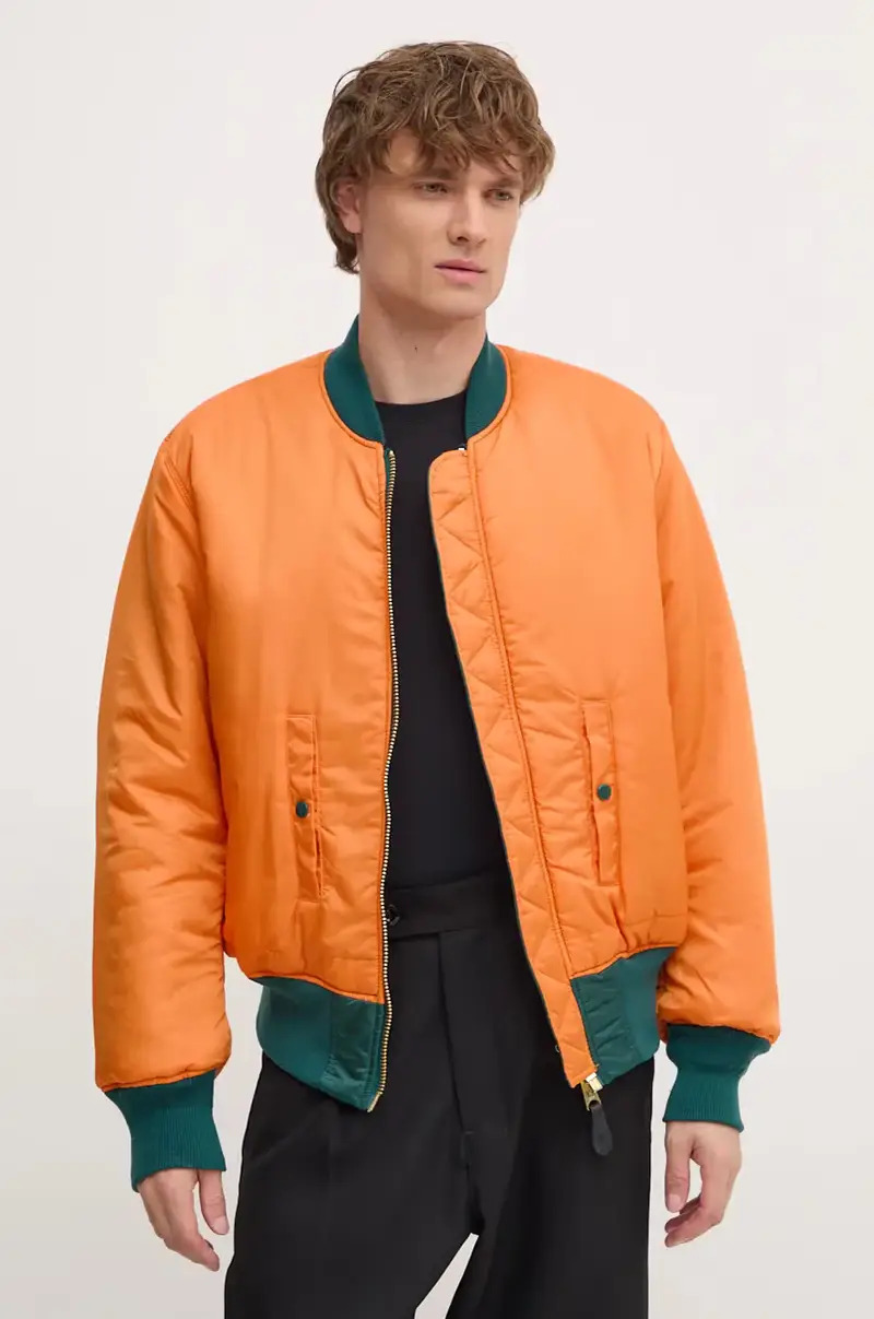 giacca bomber uomo colore verde Turchese miniatura 2