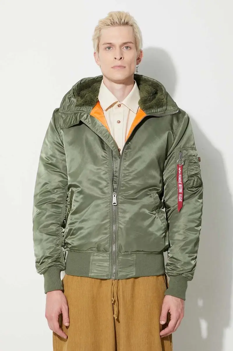 giacca MA-1 Hooded uomo 158104.01 Verde