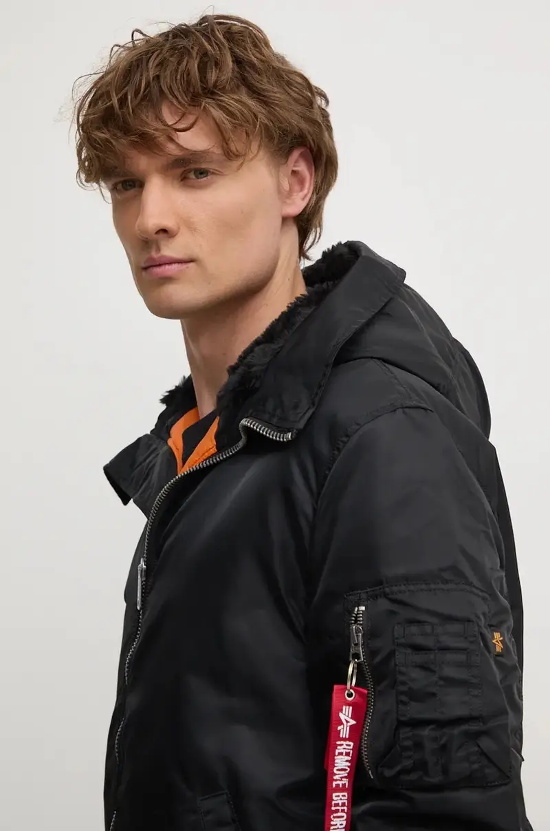 giacca MA-1 Hooded uomo 158104.03 Nero miniatura 4