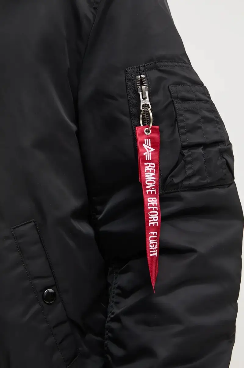 giacca MA-1 Hooded uomo 158104.03 Nero miniatura 5