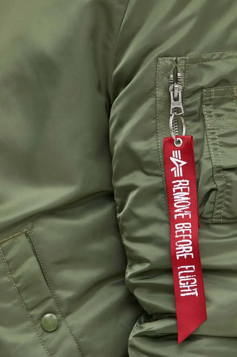 giacca MA-1 Hooded Verde miniatura 5