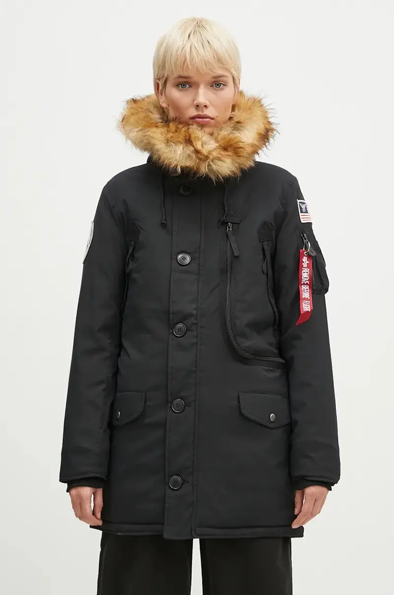Alpha Industries Parka Donna Nero 2254239