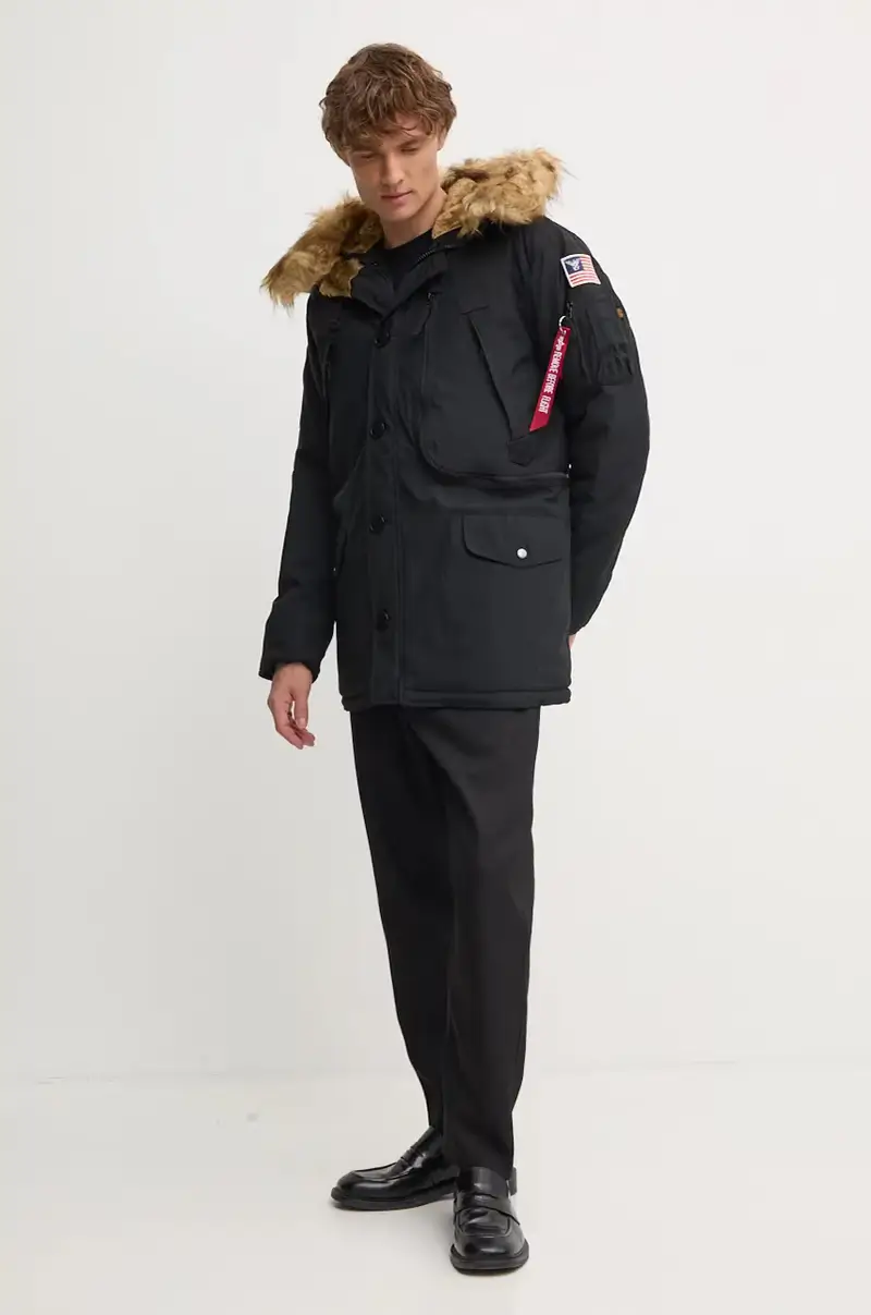 giacca Polar Jacket uomo 123144.03 Nero miniatura 2