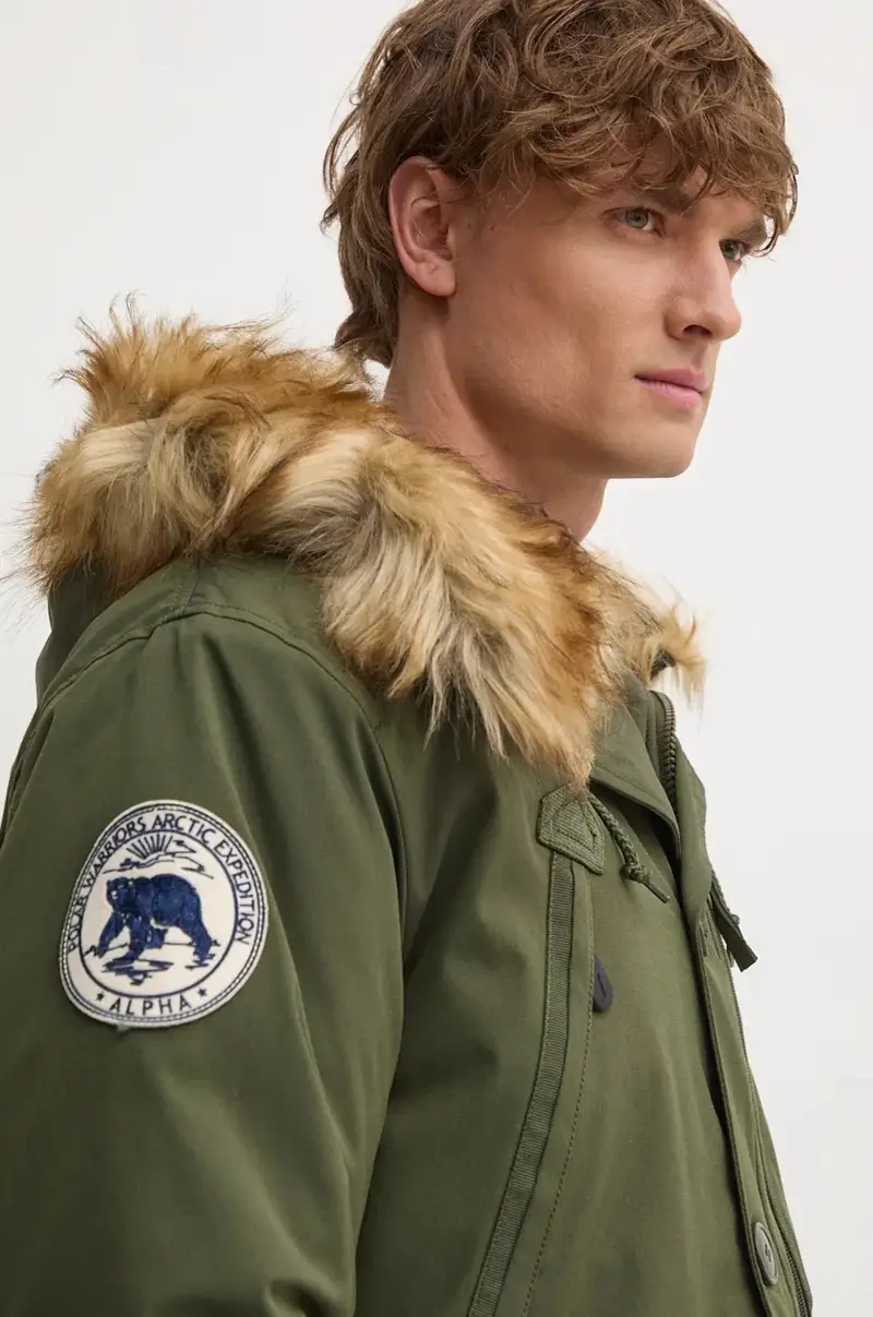 giacca Polar Jacket uomo 123144.257 Verde miniatura 4