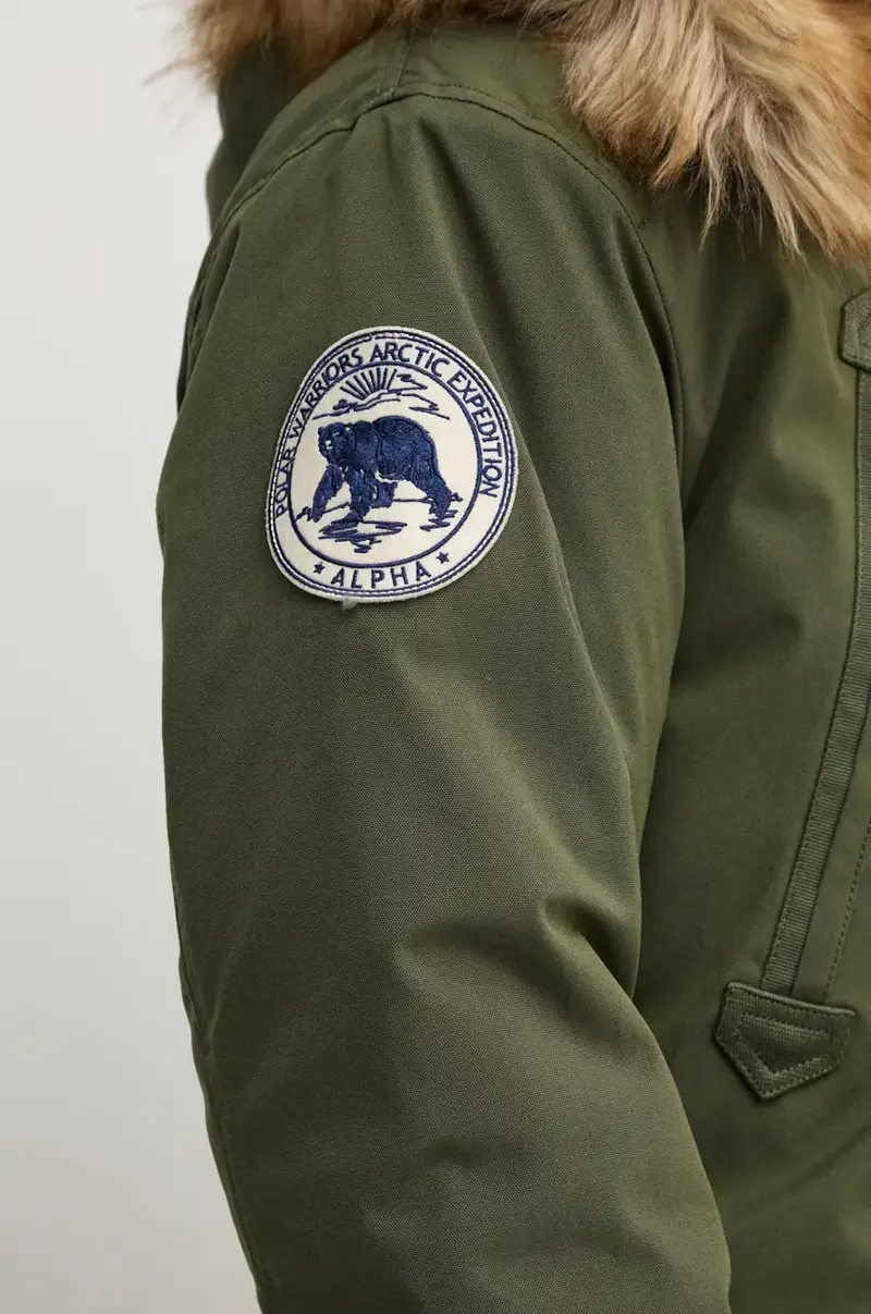 giacca Polar Jacket uomo 123144.257 Verde miniatura 5