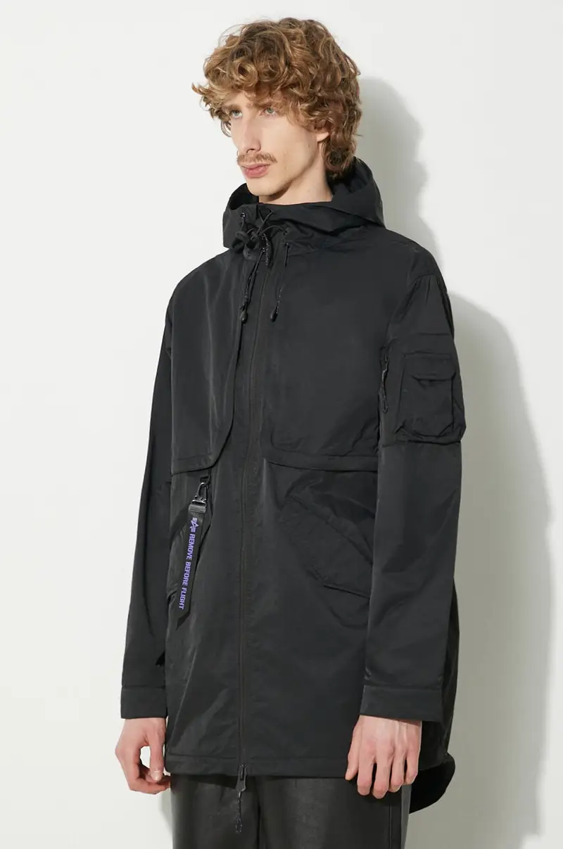 giacca Utility Fishtail UV uomo colore nero 146117UV