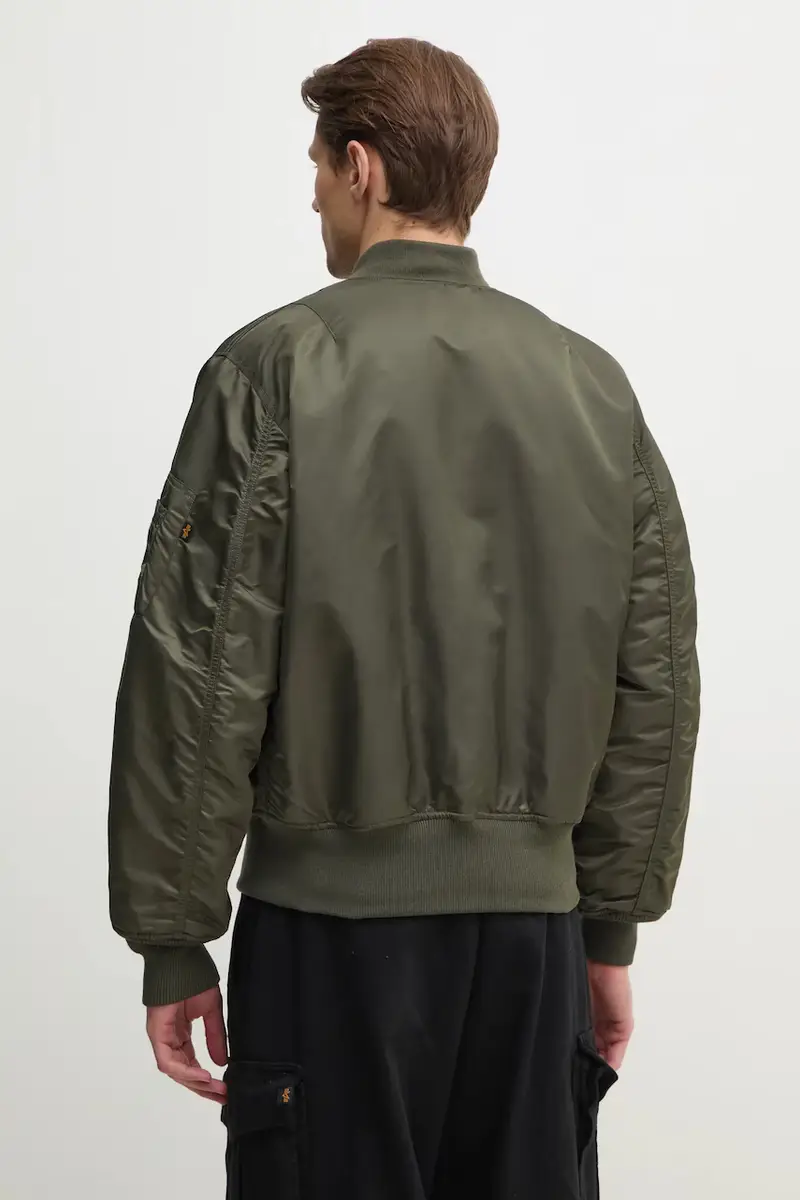 giubbotto bomber reversibile Ma-1 Reversible uomo Verde miniatura 3