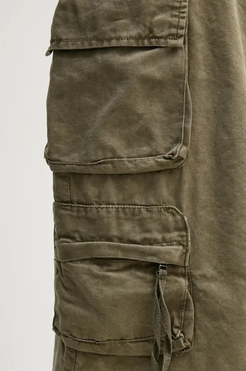 gonna in cotone Verde miniatura 5