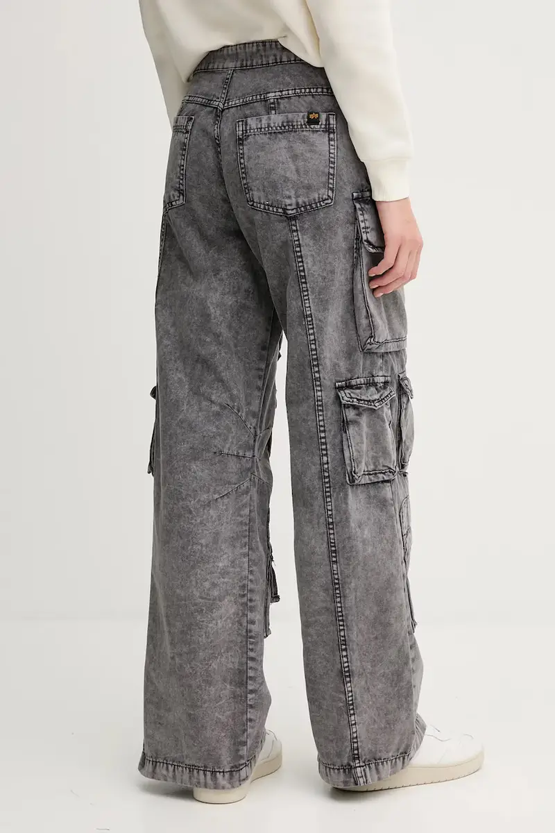 Alpha Industries Jeans Donna Grigio 3137919 miniatura 3