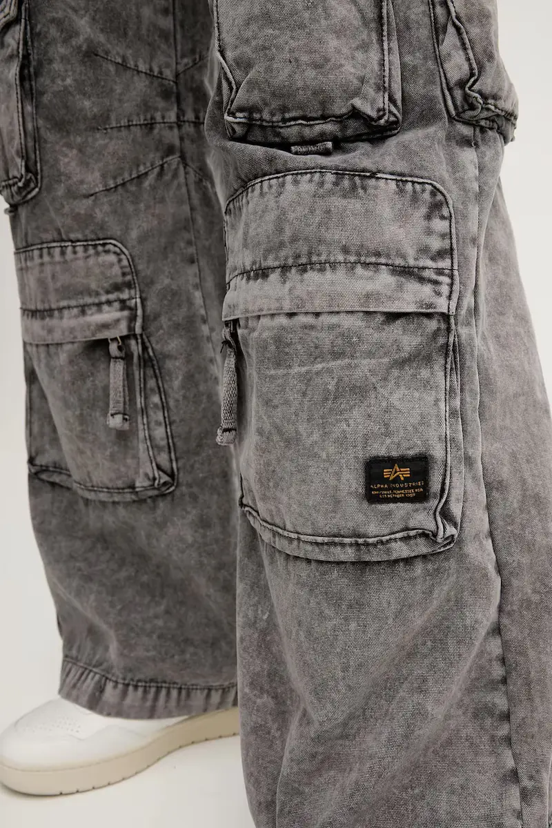 Alpha Industries Jeans Donna Grigio 3137919 miniatura 4