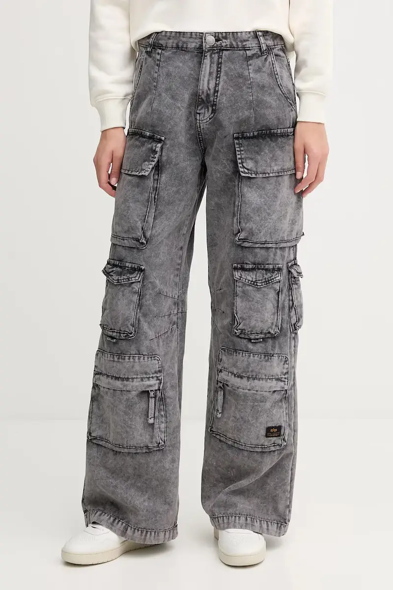 Alpha Industries Jeans Donna Grigio 3137919