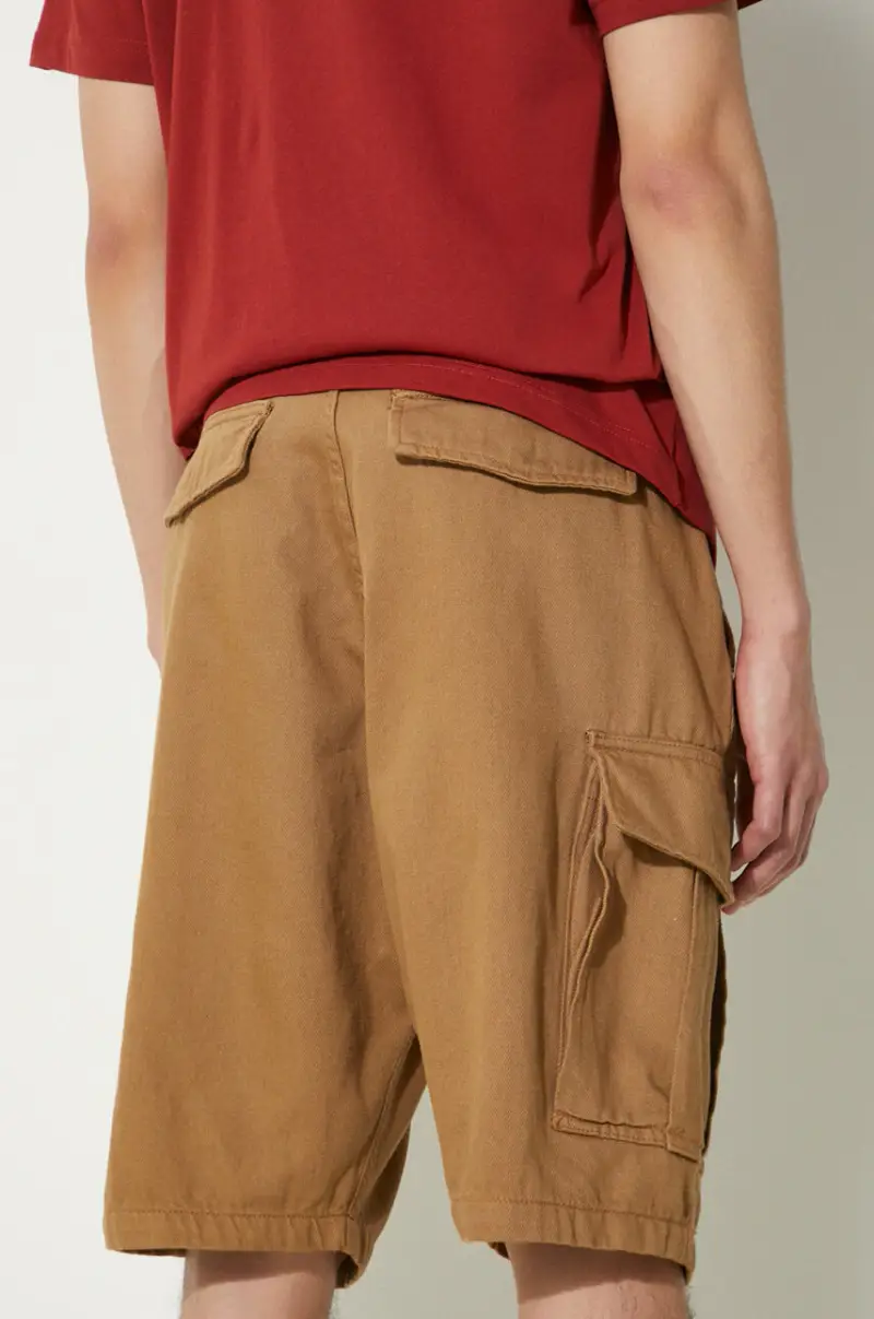 pantaloncini di jeans in cotone Aircraft colore beige 146250 miniatura 3