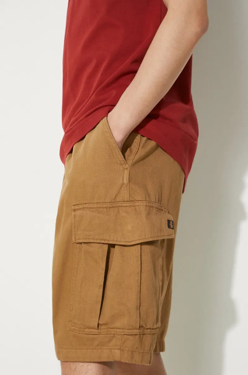 pantaloncini di jeans in cotone Aircraft colore beige 146250 miniatura 4