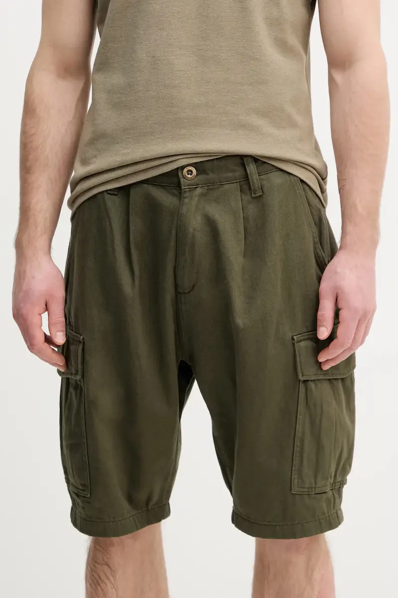 pantaloncini di jeans in cotone Aircraft colore verde 146250