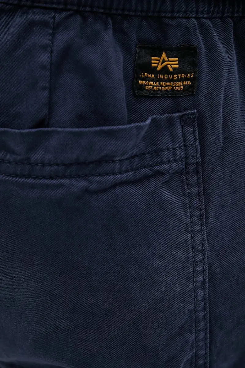 pantaloncini in cotone Basic Cotton Shorts uomo colore blu navy 156262 miniatura 4