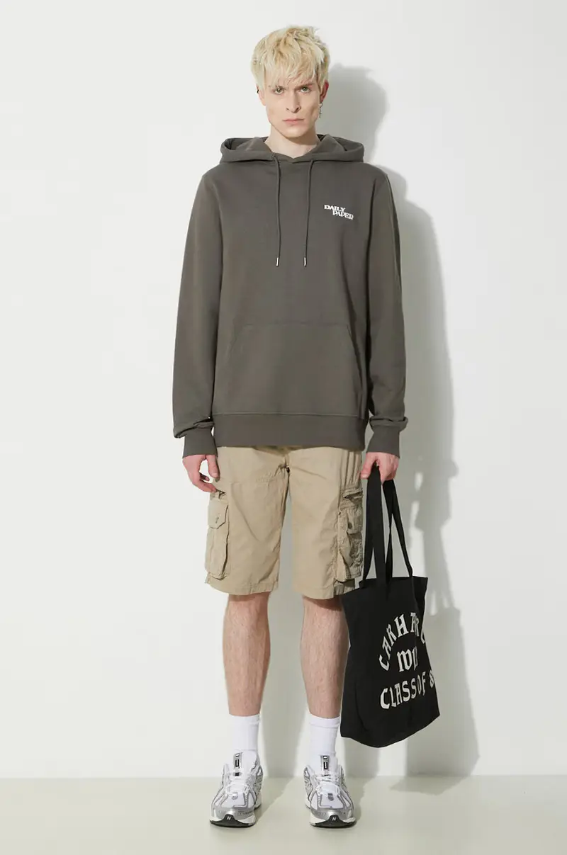 pantaloncini in cotone colore beige 136250 miniatura 2