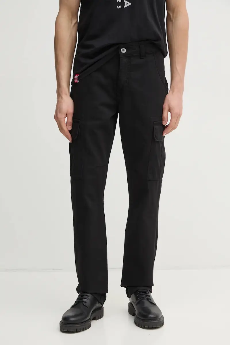 pantaloni in cotone Agent Pant 158205.03 Nero