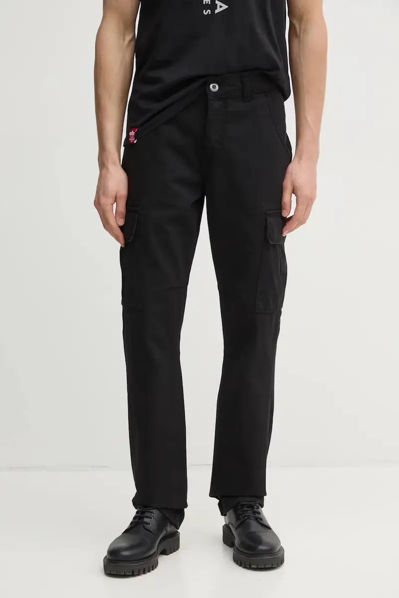 pantaloni in cotone Agent Pant 158205.03 Nero
