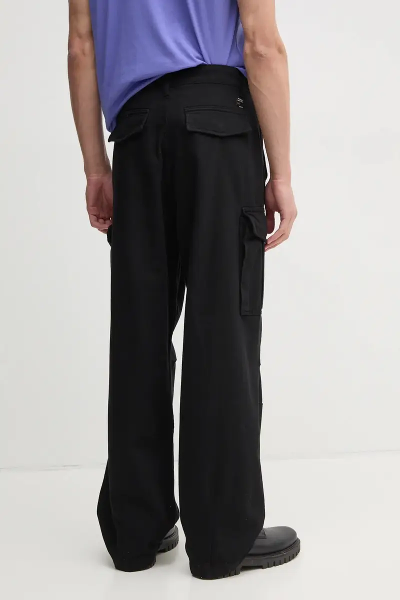 pantaloni in cotone Aircraft colore nero 146200 miniatura 3