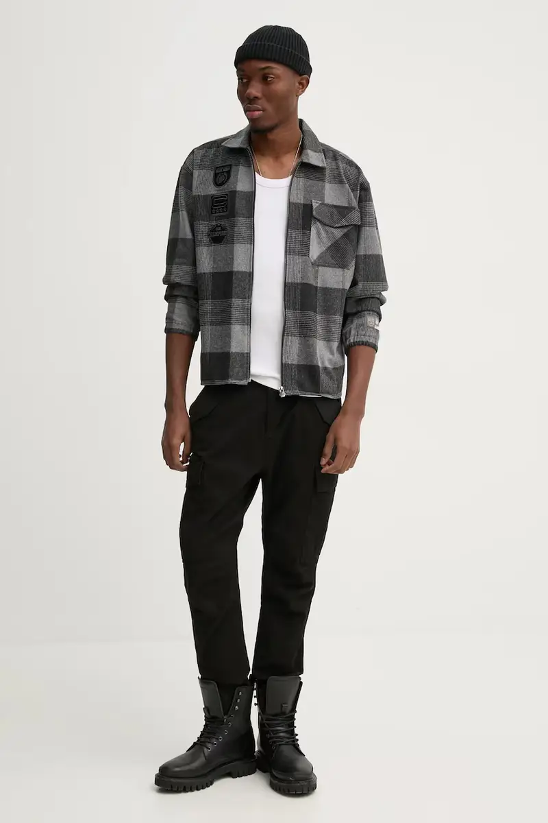 pantaloni in cotone Airman Pant 188201.03 Nero miniatura 2