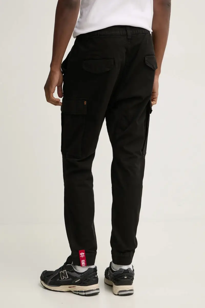 pantaloni in cotone Airman Pant 188201.03 Nero miniatura 3