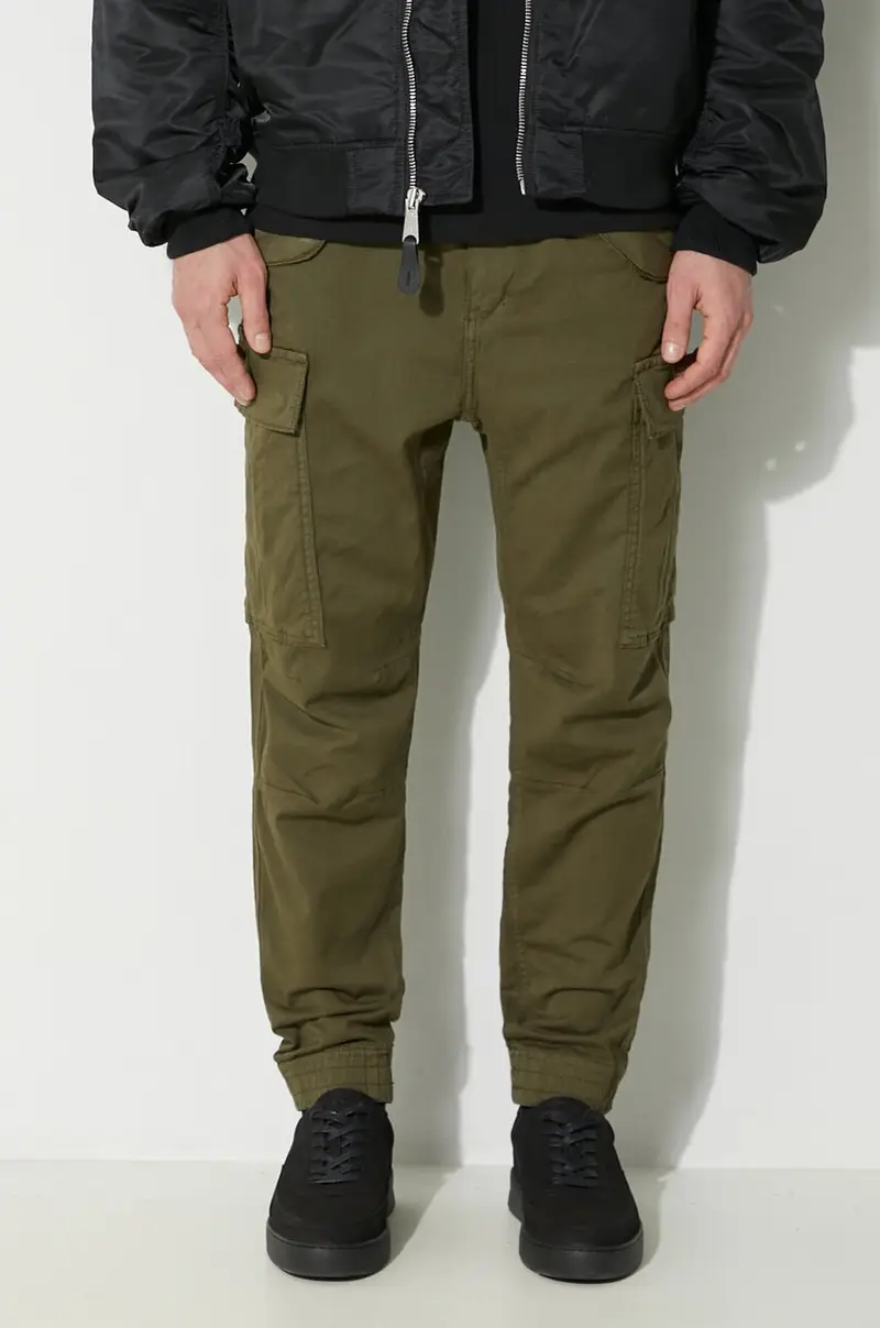 pantaloni in cotone Airman Pant 188201.142 Verde