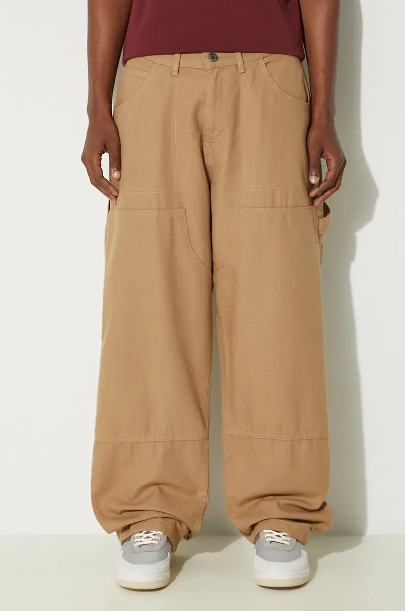 pantaloni in cotone Carpenter Pant colore beige 148202