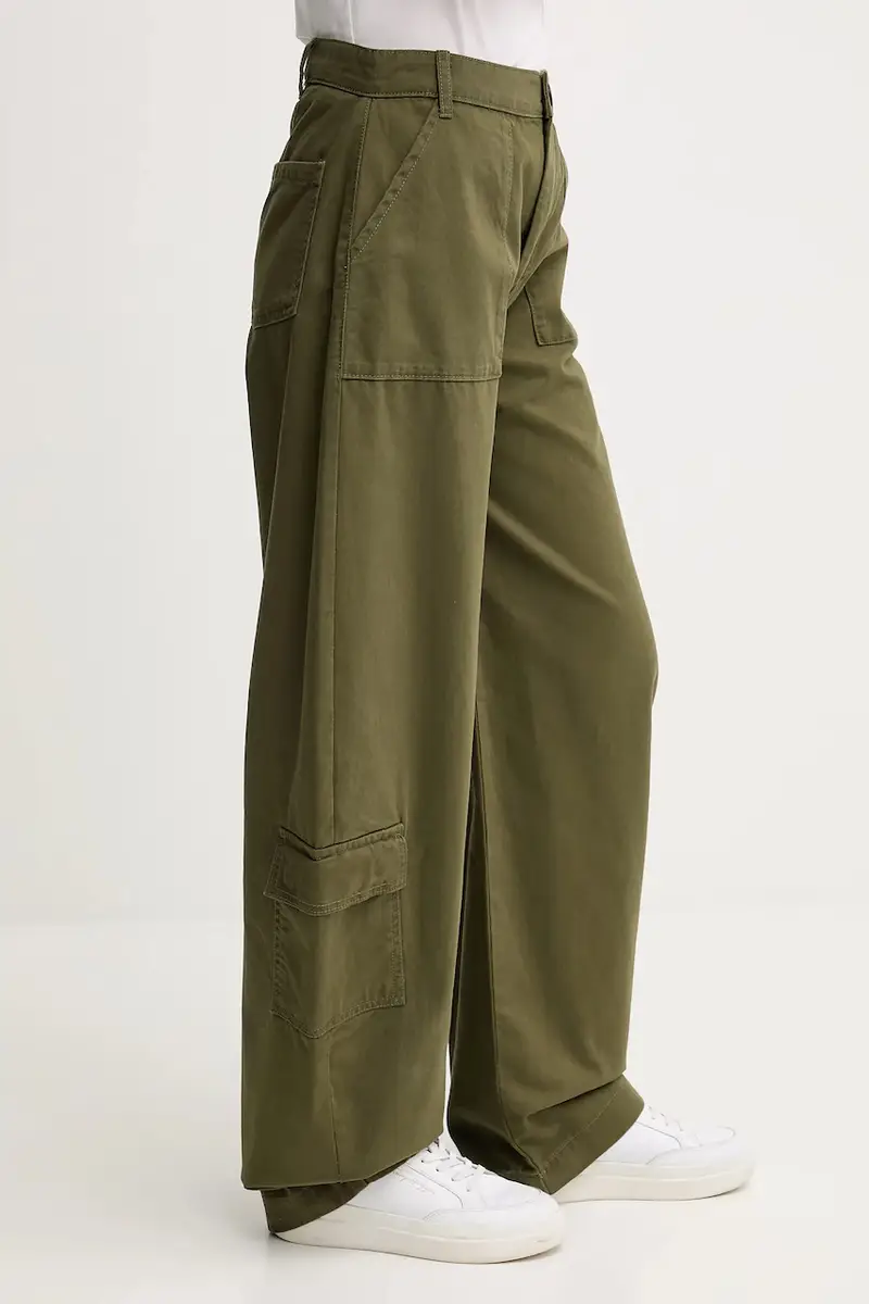 pantaloni in cotone Field Pant colore verde 148021 miniatura 4