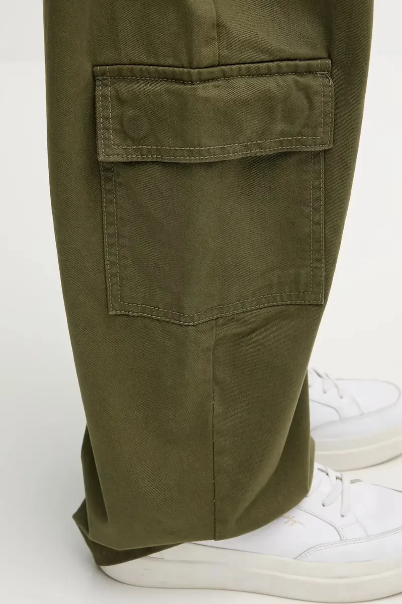pantaloni in cotone Field Pant colore verde 148021 miniatura 5