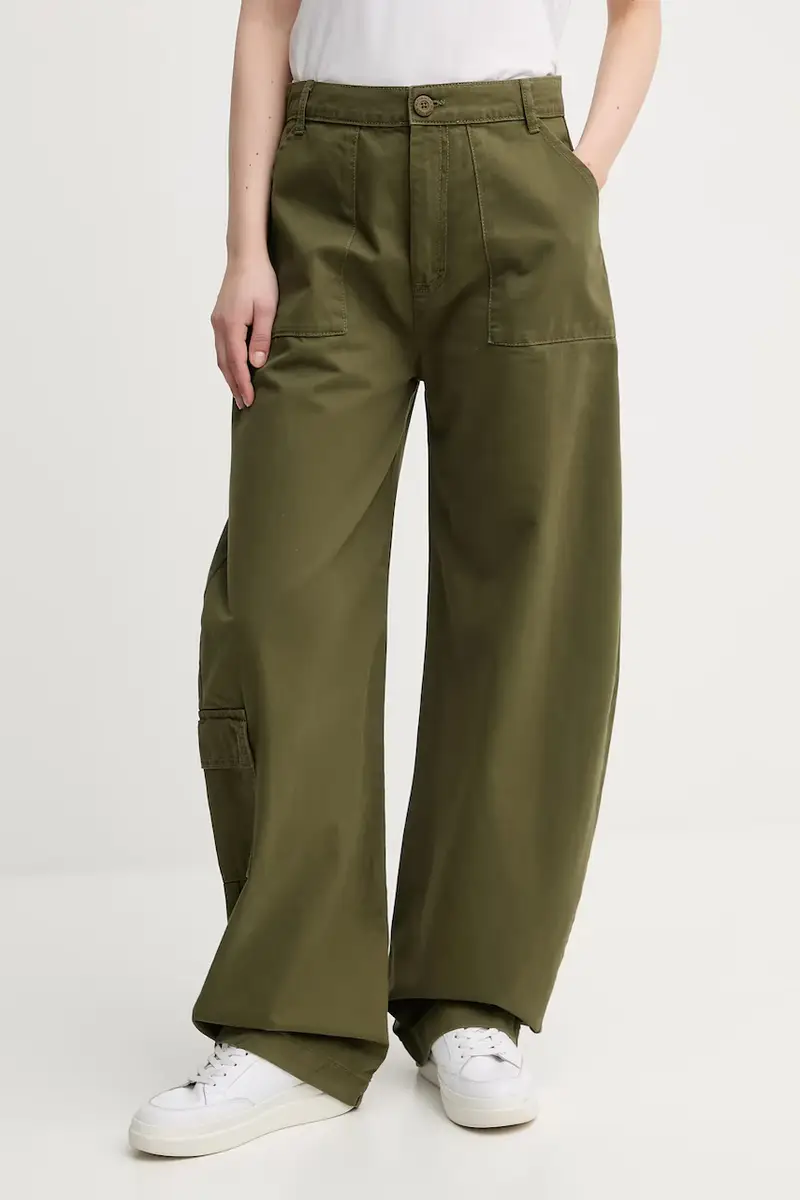 pantaloni in cotone Field Pant colore verde 148021
