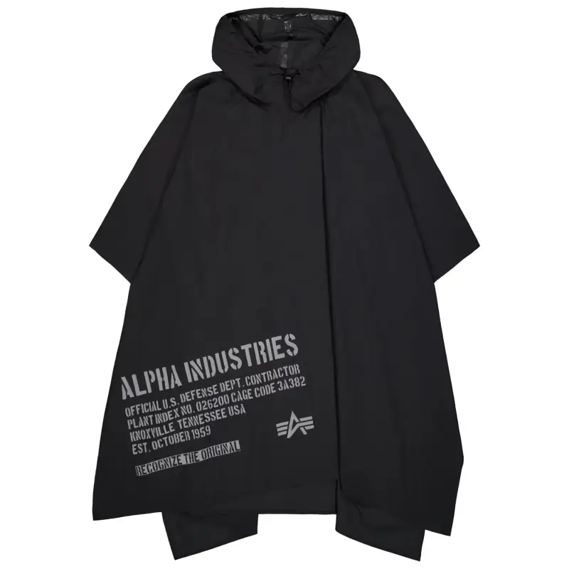 Poncho da pioggia pieghevole Alpha Industries