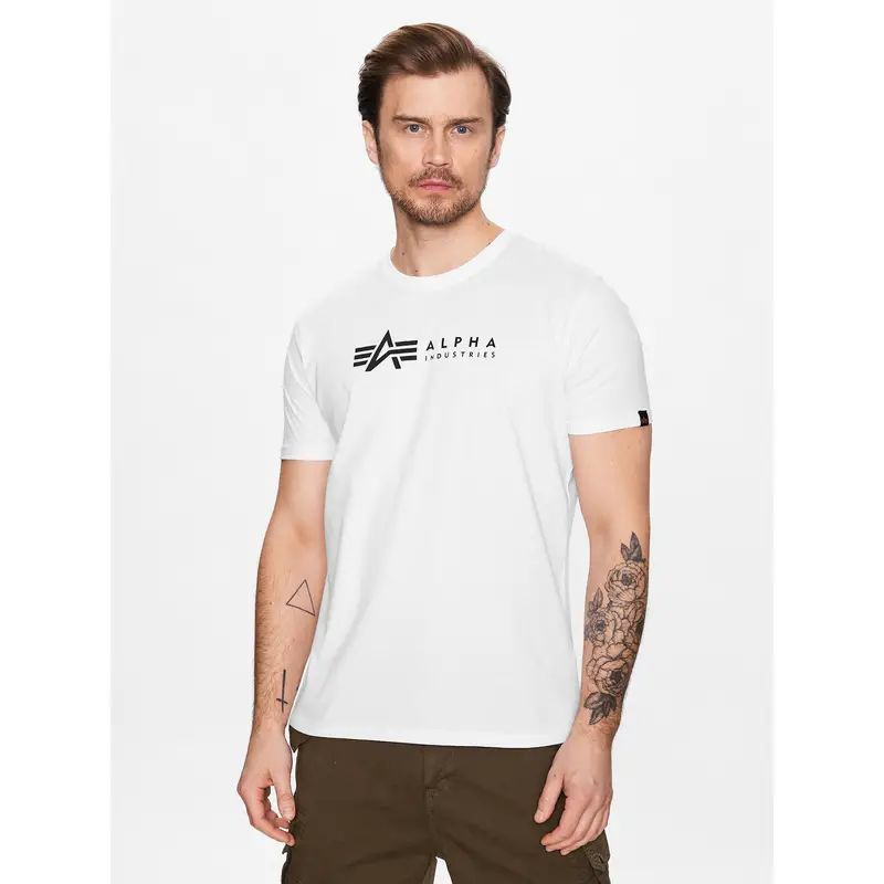 Set di t-shirt Alpha Label 118534 Bianco Regular Fit