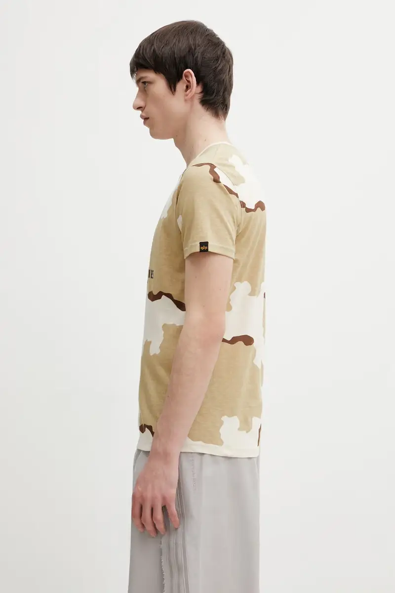 t-shirt Basic Beige miniatura 2