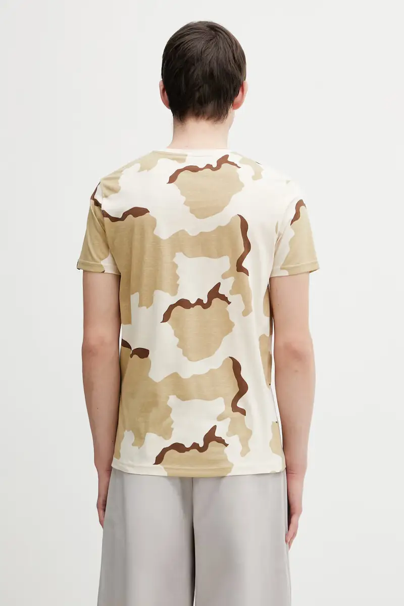 t-shirt Basic Beige miniatura 3