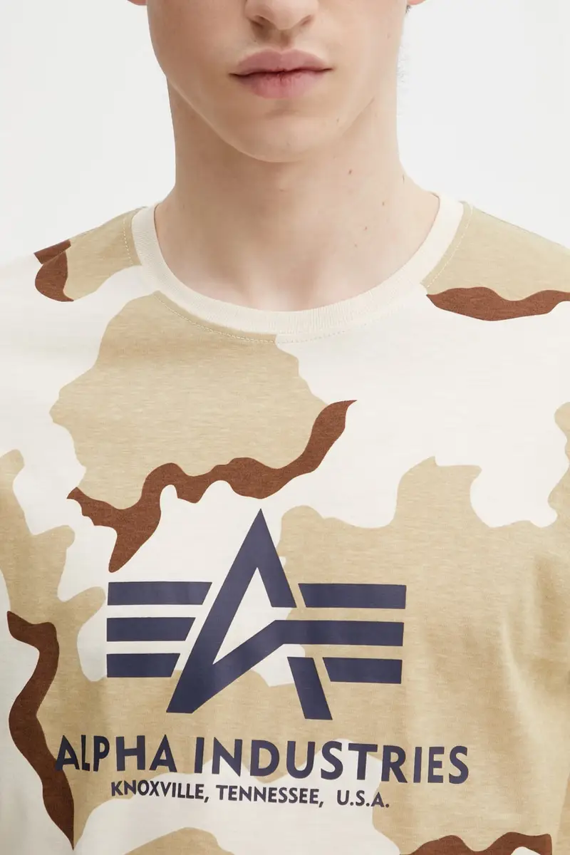 t-shirt Basic Beige miniatura 4