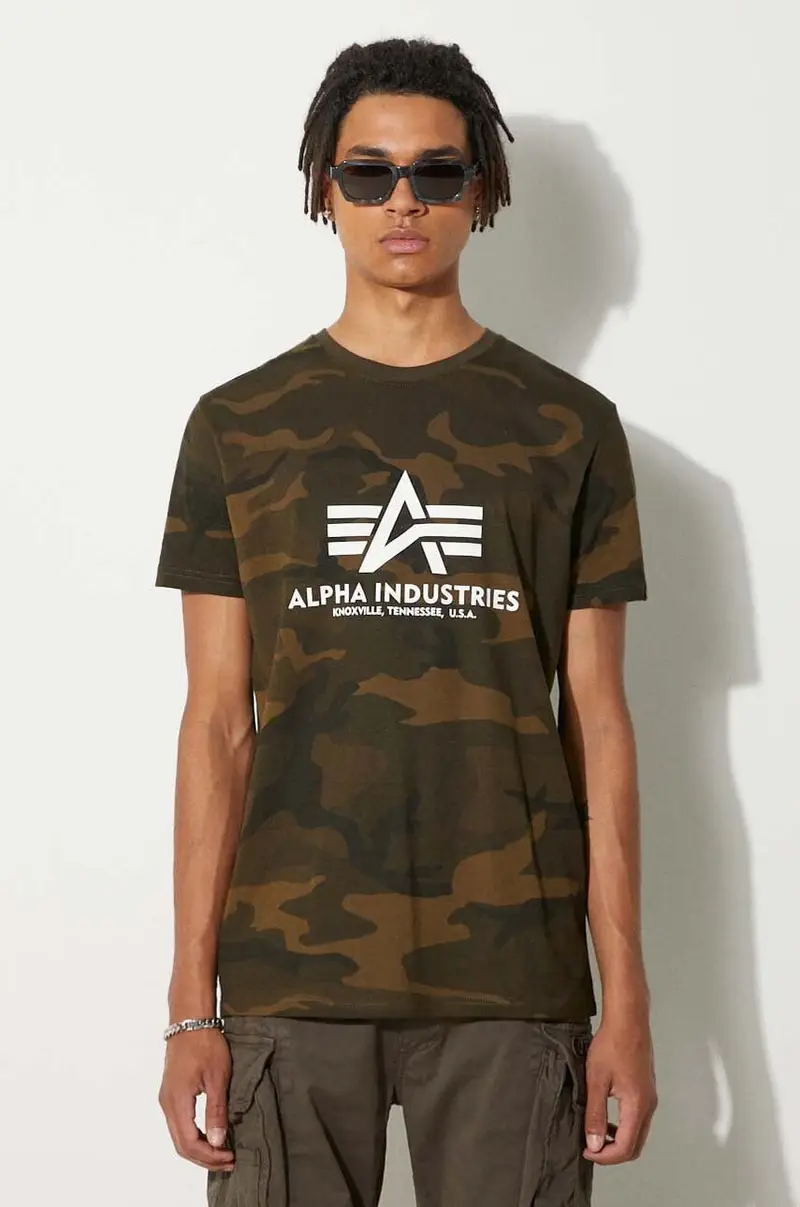Alpha Industries T-shirt Uomo Verde 2260194