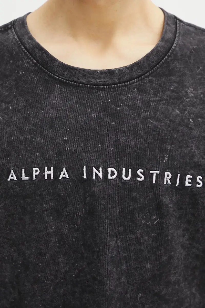 Alpha Industries T-shirt Nero 3976651 miniatura 4