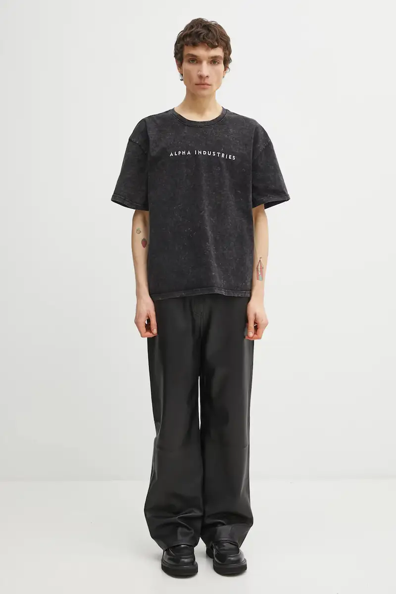 Alpha Industries T-shirt Nero 3976651 miniatura 5