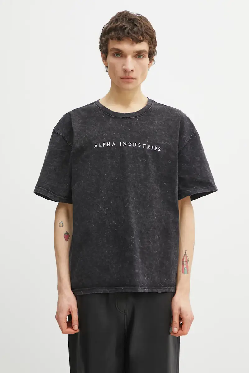 Alpha Industries T-shirt Nero 3976651