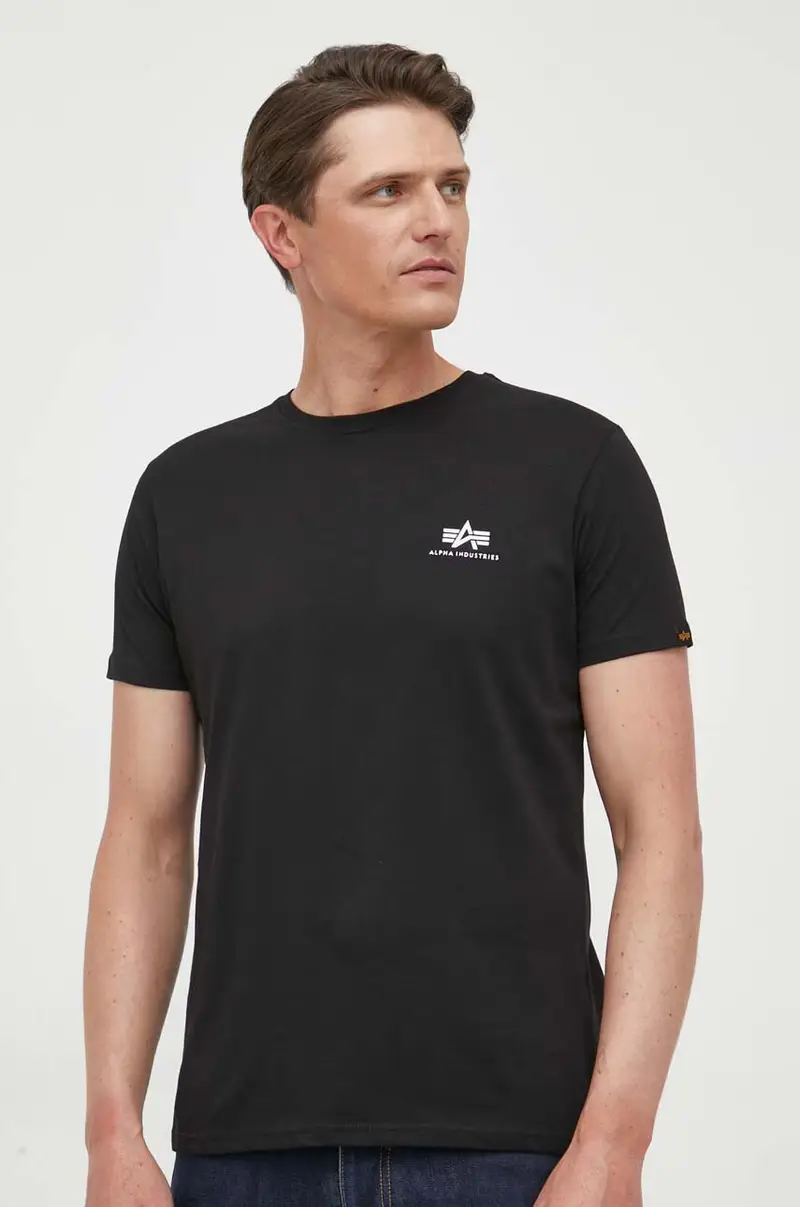 Alpha Industries T-shirt Nero 4315109 miniatura 3