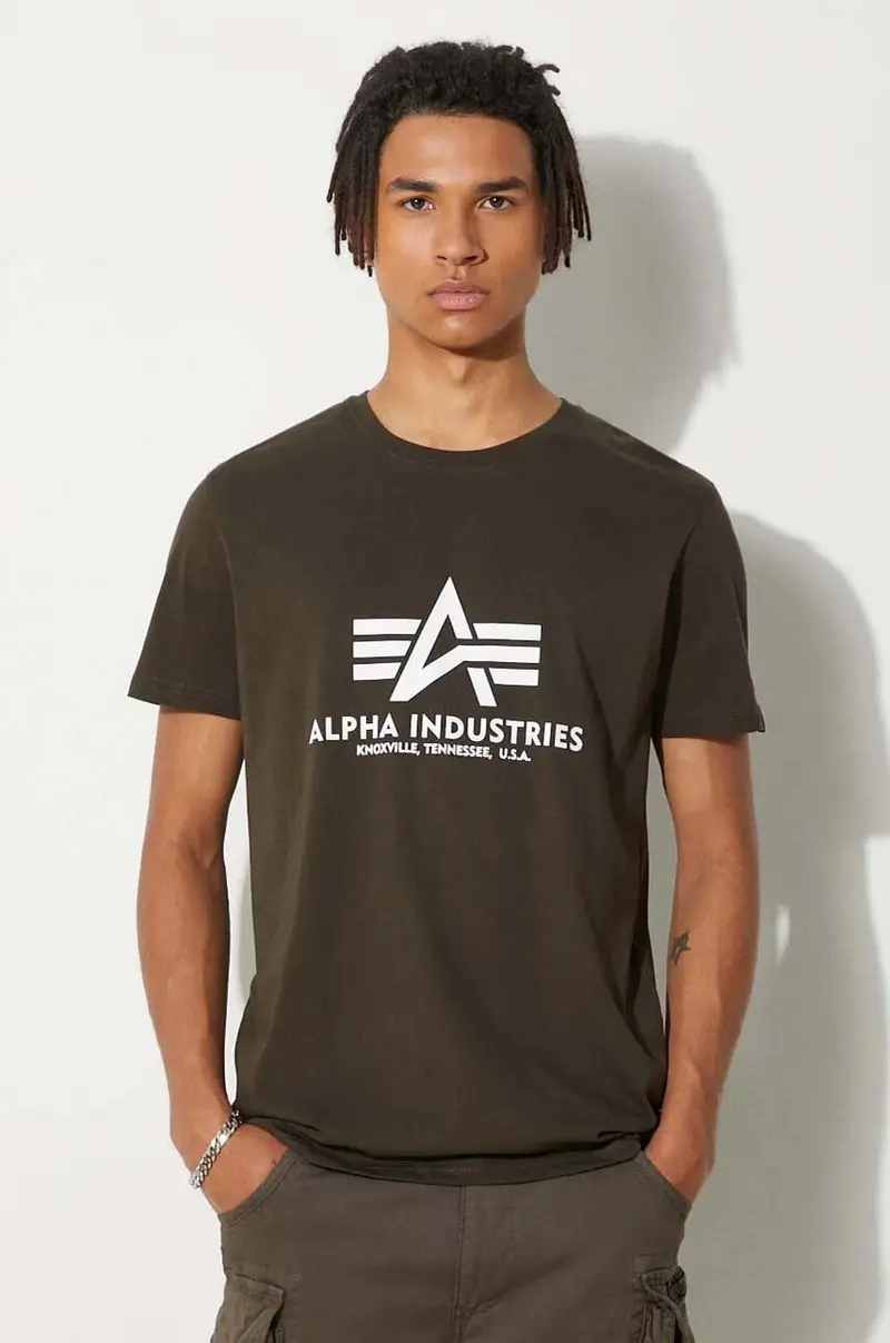 Alpha Industries T-shirt Marrone 2250513